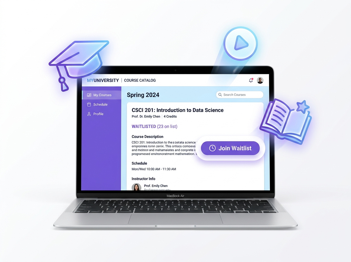 Online course enrollment