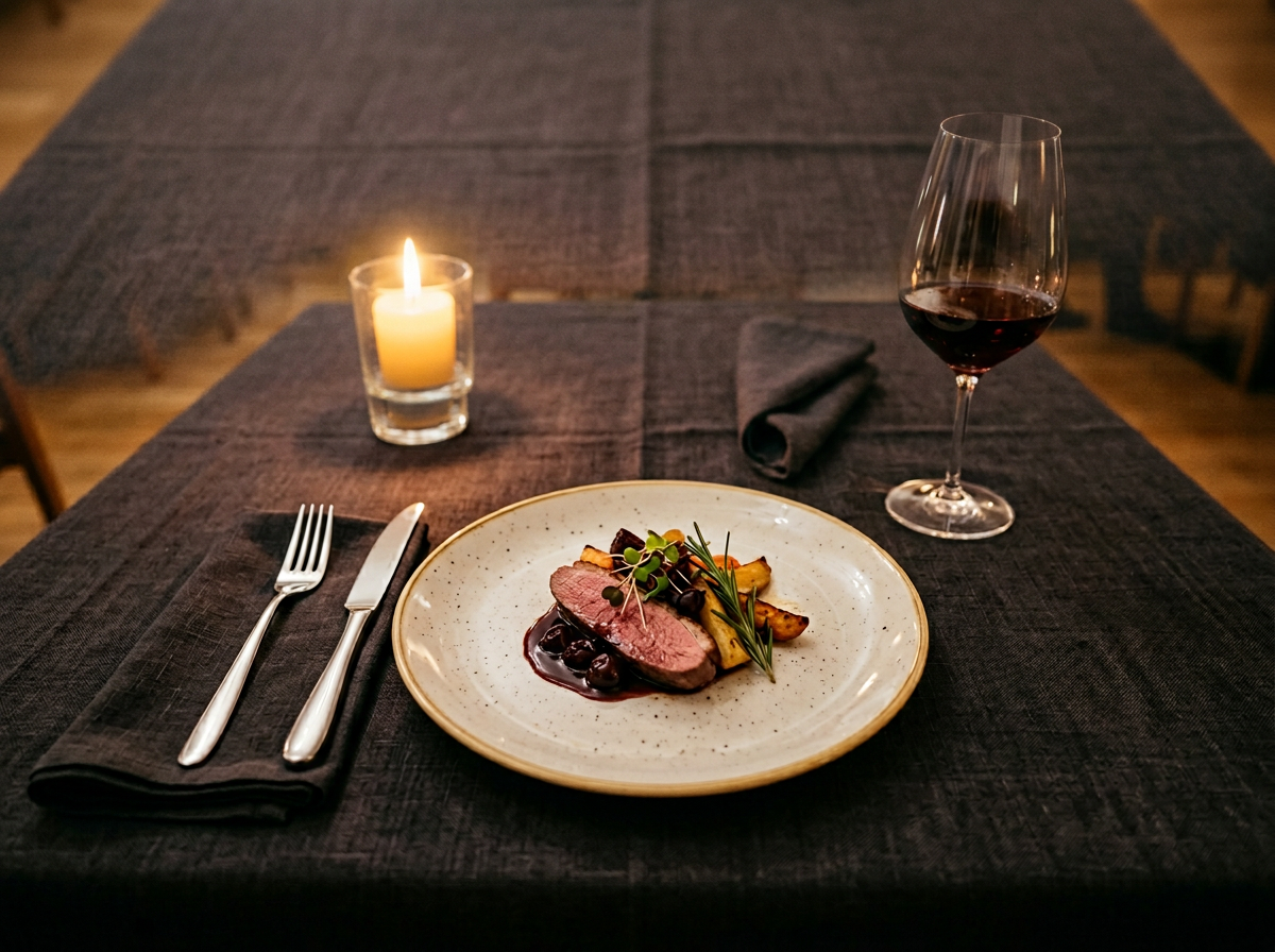 Elegant restaurant setting