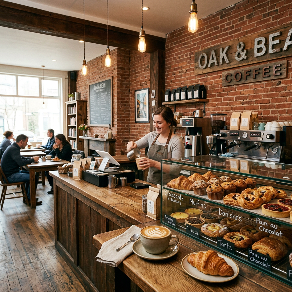 Coffee shop and bakery